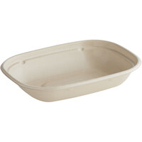 World Centric 20 oz. PLA Lined Compostable Fiber Box - 400/Case