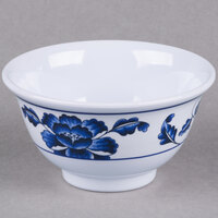 Thunder Group 3008TB Lotus 6 oz. Round Melamine Rice Bowl - 24/Pack