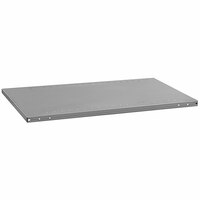 Hallowell Hi-Tech 12" x 48" Gray Extra Heavy-Duty Shelf for Free-Standing Shelving