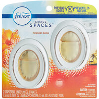 Febreze Small Spaces 55879 Hawaiian Aloha Scent Passive Air Freshener / Deodorizer 2 Count - 6/Case