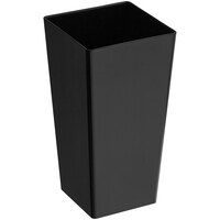 Visions Black Square Plastic Mini Cup 3 oz. - 10/Case