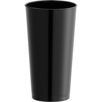 Visions Black Round Plastic Mini Cup 2.5 oz. - 10/Case