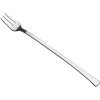 Visions 6" Silver Plastic Tasting Fork - 20/Pack