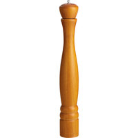 Acopa 21" Matte Brown Wooden Salt / Pepper Mill