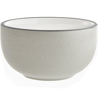 Acopa Embers 18 oz. Grey Matte Stoneware Bowl - Sample