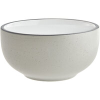 Acopa Embers 13 oz. Grey Matte Stoneware Bowl - Sample