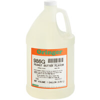 Oringer Peanut Butter Hard Serve Ice Cream Flavoring 1 Gallon