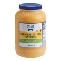 AAK Select Recipe Golden Italian Dressing 1 Gallon Container - 4/Case