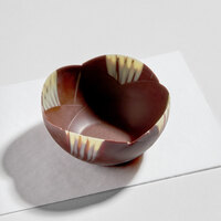Callebaut Large Marbled Chocolate Tulip Cup - 24/Box