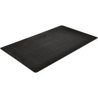 Notrax Ergo Grande 3' x 12' Black Anti-Fatigue Mat 974S0312BL - 1" Thick