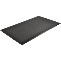 Notrax Airug 3' x 5' Black Anti-Fatigue Mat 410S0535BL - 5/8" Thick