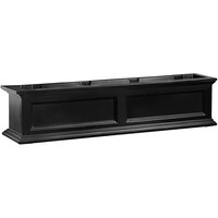 Mayne Fairfield 11" x 48" x 10 13/16" Black Window Box