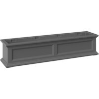 Mayne Fairfield 11" x 48" x 10 13/16" Graphite Gray Window Box