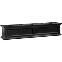 Mayne Fairfield 11" x 60" x 10 13/16" Black Window Box