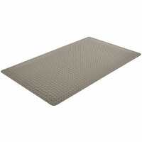 Notrax Cushion Trax Ultra 2' x 3' Gray Anti-Fatigue Mat 975S0023GY - 3/4" Thick