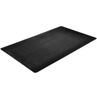 Notrax Ergo 3' x 12' Black Anti-Fatigue Mat 474S0312BL - 1/2" Thick