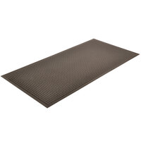 Notrax Bubble Top Comfort Eze 2' x 3' Black Anti-Fatigue Mat 447S0023BL - 3/8" Thick