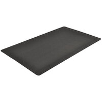 Notrax Pebble Trax 3' x 5' Black Anti-Fatigue Mat 480S0035BL - 1/2" Thick