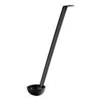 Cambro LD130110 Camwear Plastic Black 1 oz. Ladle