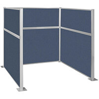 Versare Hush Panel 6' x 6' Ocean U-Shape Cubicle