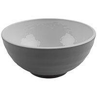 GET Roca Glazed 32 oz. White Melamine Ramen Bowl - 12/Case