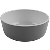 GET Roca Glazed 15 oz. White Melamine Soup / Salad Bowl - 24/Case