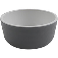 GET Roca Glazed 3 oz. White Melamine Sauce Dish - 72/Case