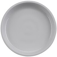 GET Roca Glazed 5" White Melamine Round Plate - 48/Case