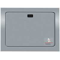 American Specialties, Inc. 10-9018 Stainless Steel Recessed Horizontal Baby Changing Station