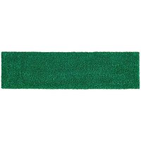 Rubbermaid 2132431 18" Green Microfiber Adaptable Wet Mop Pad