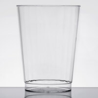 WNA Comet CC10240 Classicware 10 oz. Tall Clear Plastic Fluted Tumbler - 240/Case