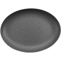 cheforward™ by GET Infuse 128 oz. Oval Stone Grey Melamine Pasta Bowl - 6/Case