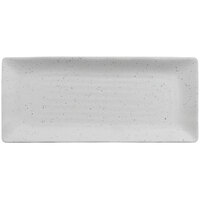 cheforward™ by GET Infuse 12" x 5 1/8" Rectangle Stone Natural Melamine Platter - 20/Case