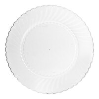 WNA Comet CW10144 Classicware 10 1/4" Clear Plastic Plate - 144/Case