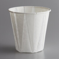 Genpak W500F Harvest Paper 5 oz. White Paper Souffle / Drinking Cup - 2,500/Case