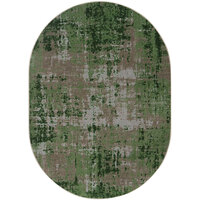 Joy Carpets Kid Essentials Terra Mae Meadow Oval Area Rug