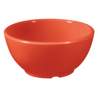 GET B-45-RO Diamond Mardi Gras 10 oz. Rio Orange Melamine Bowl - 24/Case