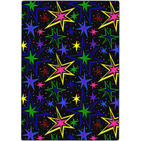 Joy Carpets Neon Lights Kapow 6' x 9' Fluorescent Rectangle Area Rug