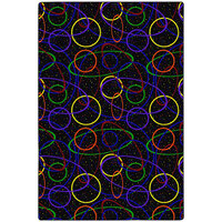 Joy Carpets Neon Lights Looped 7' 6" x 12' Fluorescent Rectangular Area Rug