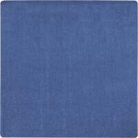 Joy Carpets Kid Essentials Just Kidding 6' Cobalt Blue Square Area Rug