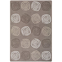 Joy Carpets Kid Essentials Simply Swirls 5' 4" x 7' 8" Neutral Rectangular Area Rug