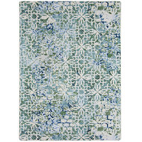 Joy Carpets First Take Composite 5' 4" x 7' 8" Sea Green Rectangle Area Rug