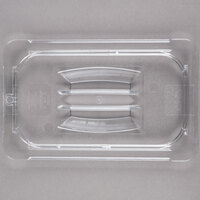 Carlisle 10290U07 StorPlus 1/4 Size Clear Universal Handled Lid