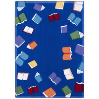 Joy Carpets Kid Essentials Fly Away with Reading 7' 8" x 10' 9" Multi-Colored Rectangle Area Rug
