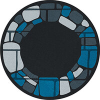 Joy Carpets Kid Essentials BioStones Marine Round Area Rug