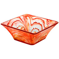 Bon Chef 10 1/2" Square Scarlet Resin Bowl