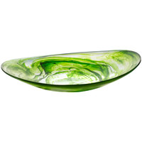 Bon Chef 15 3/4" x 10 1/2" Oval Eden Shallow Resin Bowl