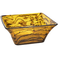 Bon Chef 12 1/4" Square Umber Resin Bowl