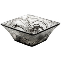 Bon Chef 10 1/2" Square Smoke Resin Bowl