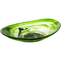 Bon Chef 11" x 7 3/4" Oval Eden Shallow Resin Bowl